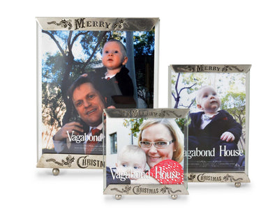 Vagabond House Giftware Vagabond House Merry Christmas Picture Frame 5 x 5 Photo