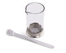 Vagabond House Serveware Vagabond House Mixing Pitcher and Stirrer - Hatched Glass