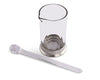 Vagabond House Serveware Vagabond House Mixing Pitcher and Stirrer - Hatched Glass