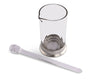 Vagabond House Serveware Vagabond House Mixing Pitcher and Stirrer - Hatched Glass