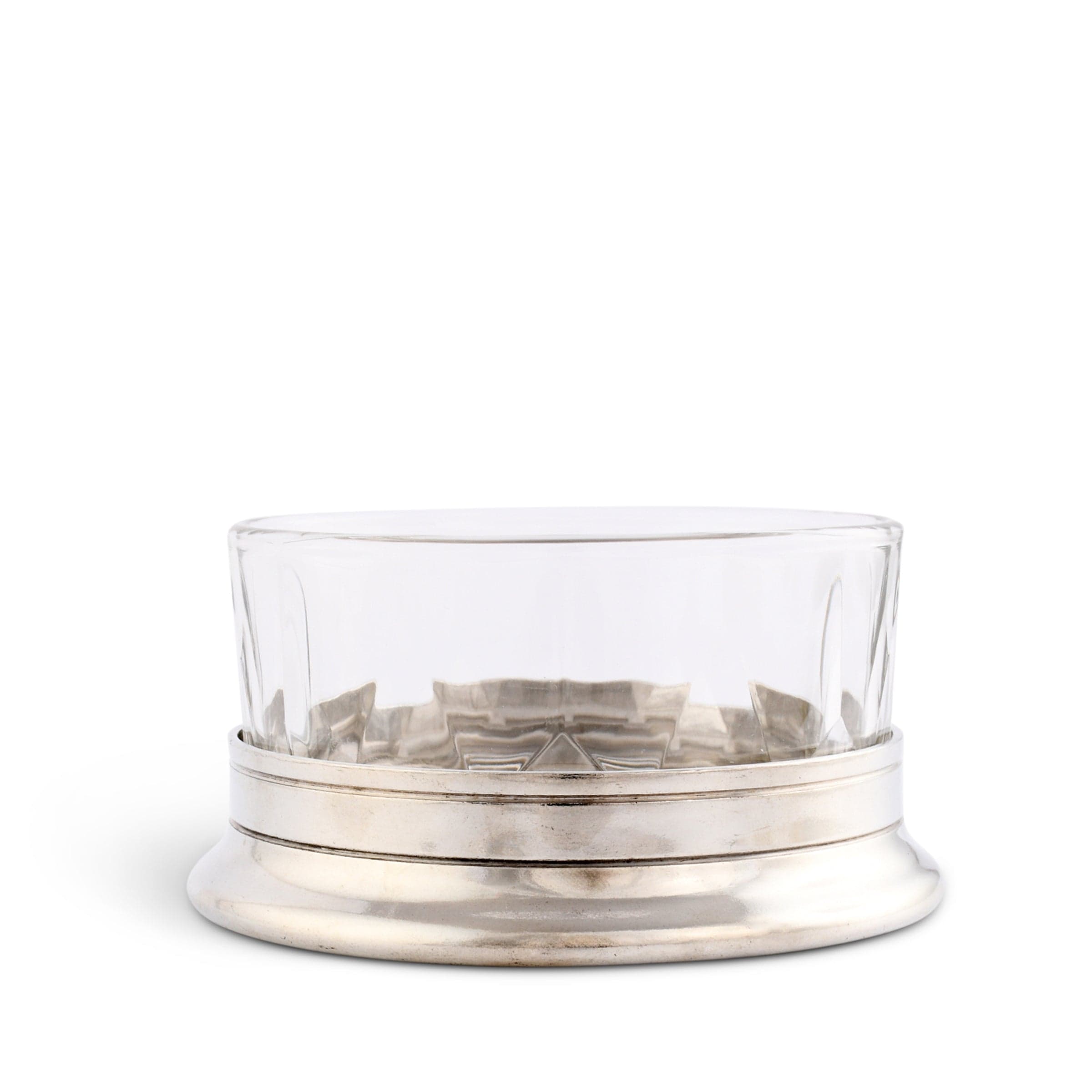 Vagabond House Serveware Vagabond House Nut Bowl Hatched Glass