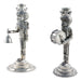 Vagabond House Giftware Vagabond House Nutcracker Mini Candlestick Taper Drummer 7" Height