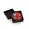 Vagabond House Serveware Vagabond House Ocean Crest Wood Drinking Glass Coasters - Set of 4