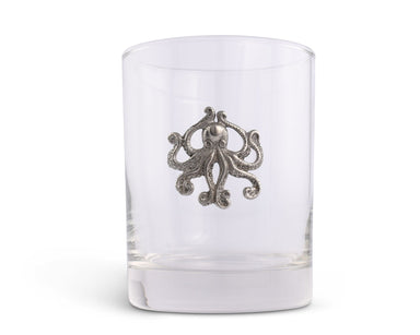 Vagabond House Serveware Vagabond House Octopus Double Old Fashion Bar Glass