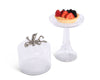 Vagabond House Serveware Vagabond House Octopus Glass Covered Cake / Dessert Stand Short - 11.5" H x 6" D