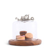 Vagabond House Serveware Vagabond House Octopus Glass Covered Cheese Wood Board Wood 6.5" D