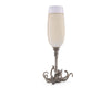 Vagabond House Serveware Vagabond House Octopus Pewter Stem Champagne Flute