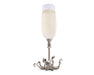 Vagabond House Serveware Vagabond House Octopus Pewter Stem Champagne Flute