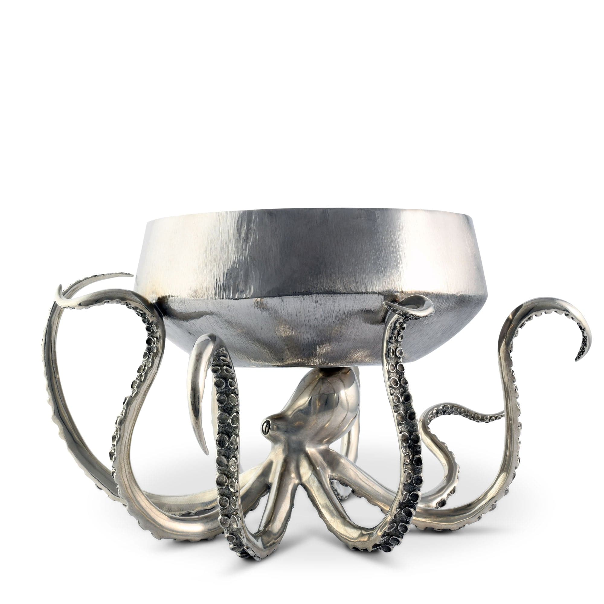 Vagabond House Serveware Vagabond House Octopus Stainless Steel Centerpiece Bowl