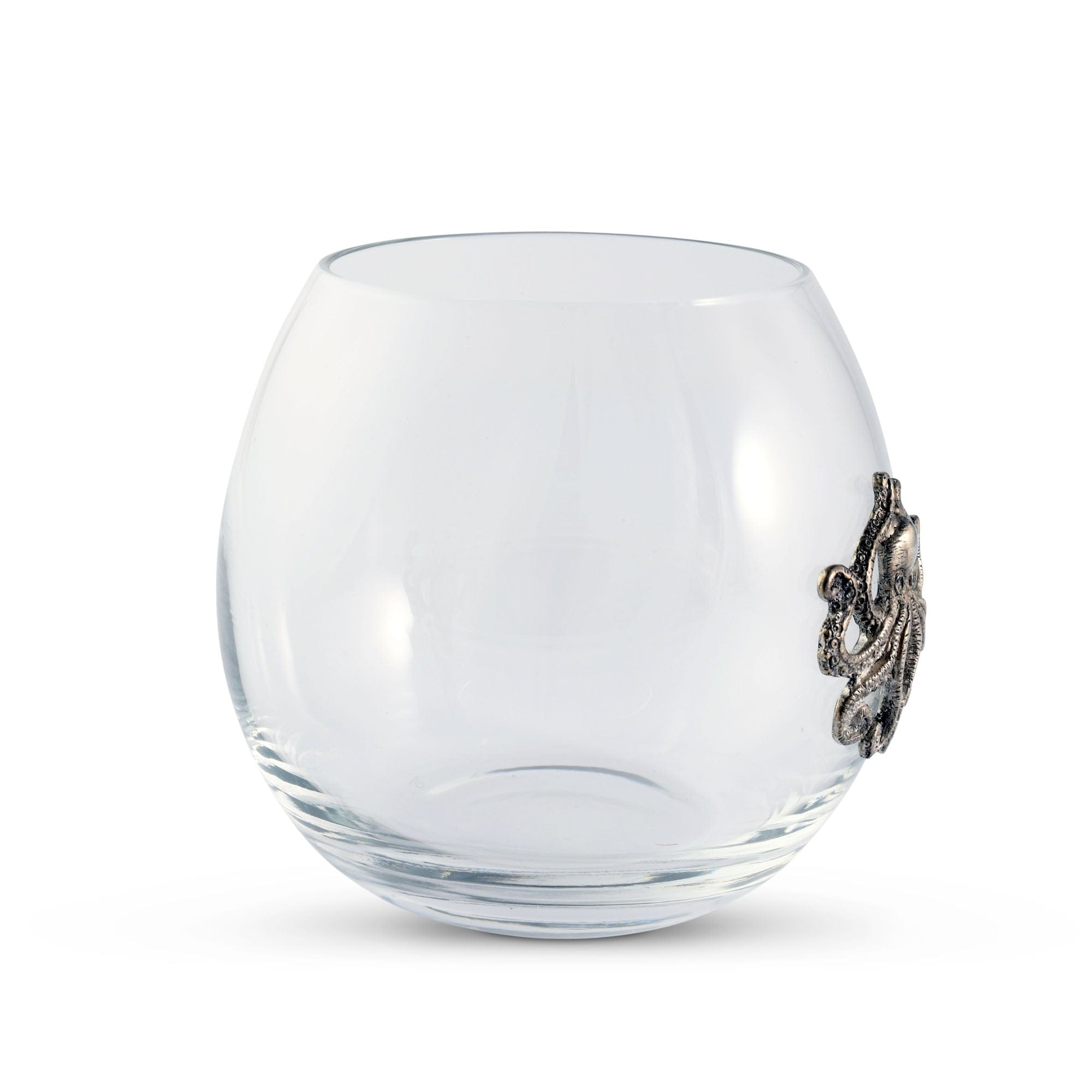 Vagabond House Serveware Vagabond House Octopus Stemless Wine Glass