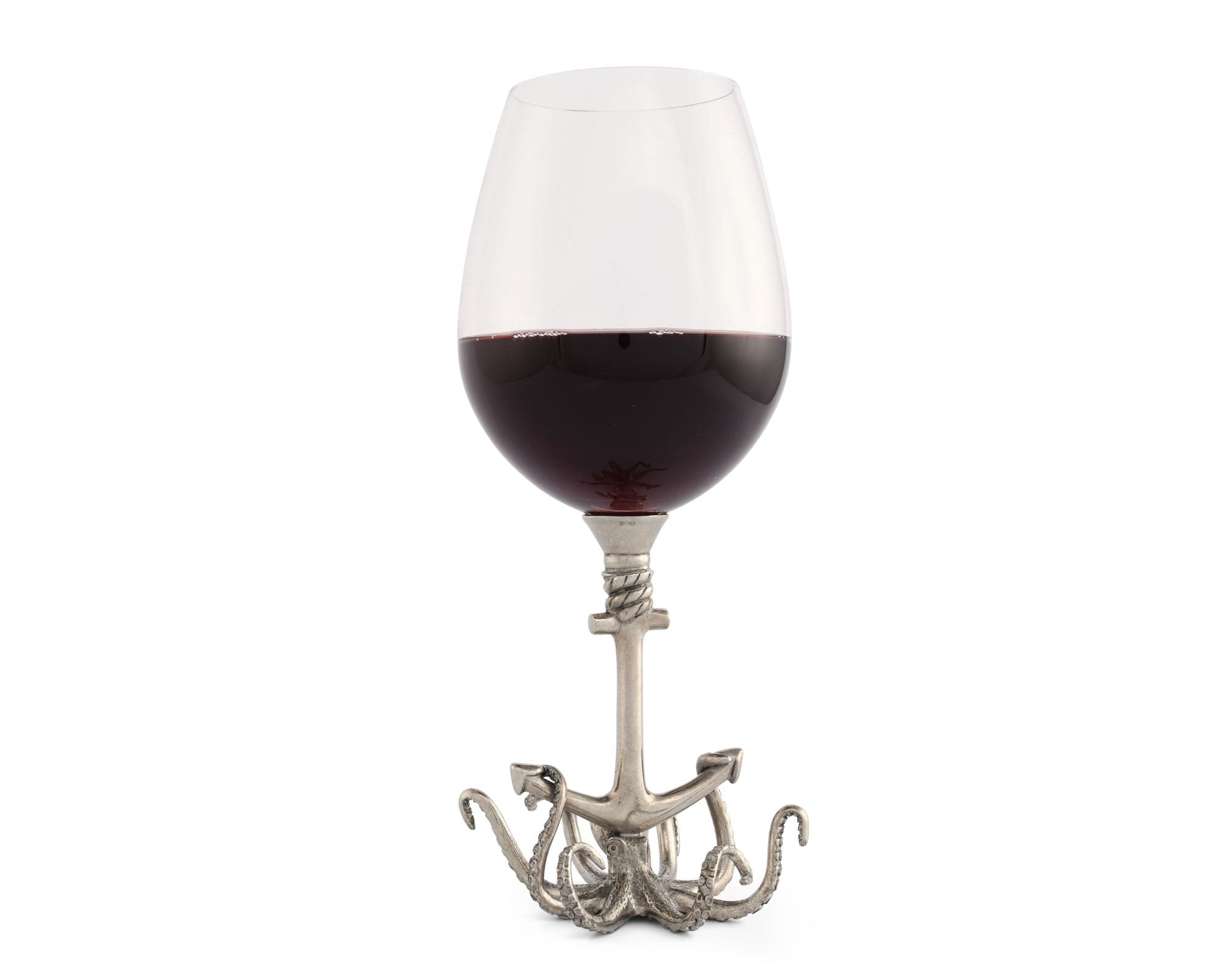 Vagabond House Serveware Vagabond House Octopus Stemware White 9" H 12.25 oz