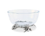 Vagabond House Serveware Vagabond House Olive Grove Glass & Pewter Bowl