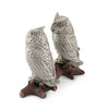 Vagabond House Serveware Vagabond House Owl on Log Salt and Pepper Shaker