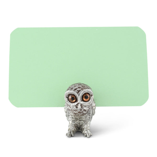 Vagabond House Serveware Vagabond House Owl Place Card Holder