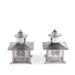 Vagabond House Serveware Vagabond House Pagoda Salt and Pepper Shaker