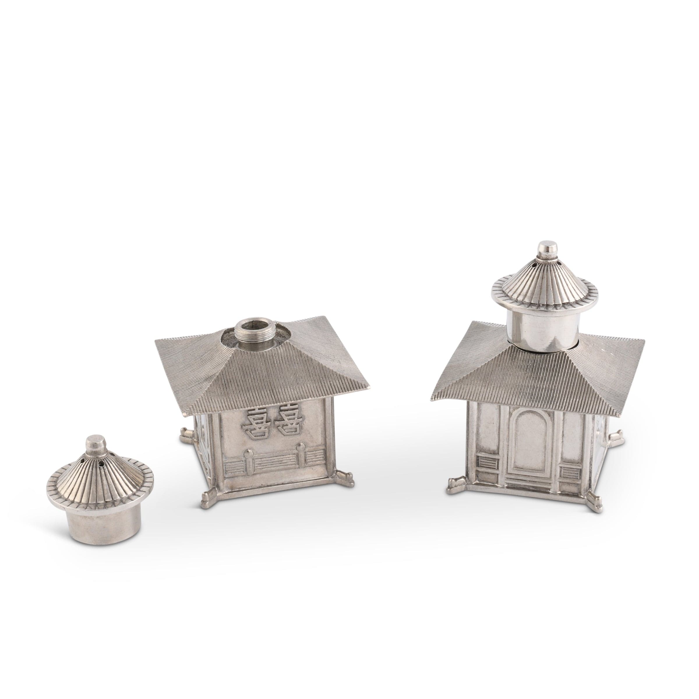 Vagabond House Serveware Vagabond House Pagoda Salt and Pepper Shaker