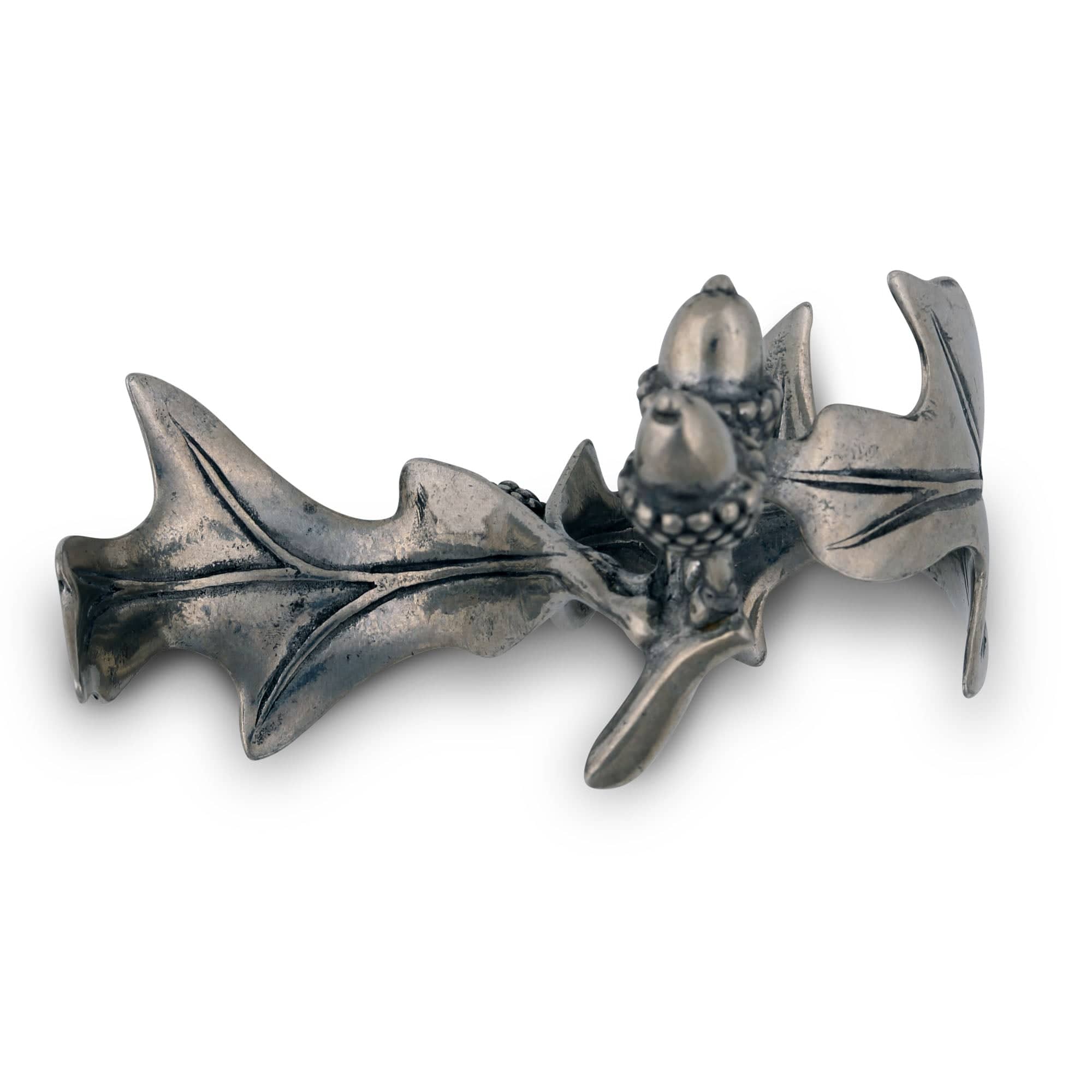 Vagabond House Giftware Vagabond House Pewter Acorn & Oak Leaf Napkin Ring