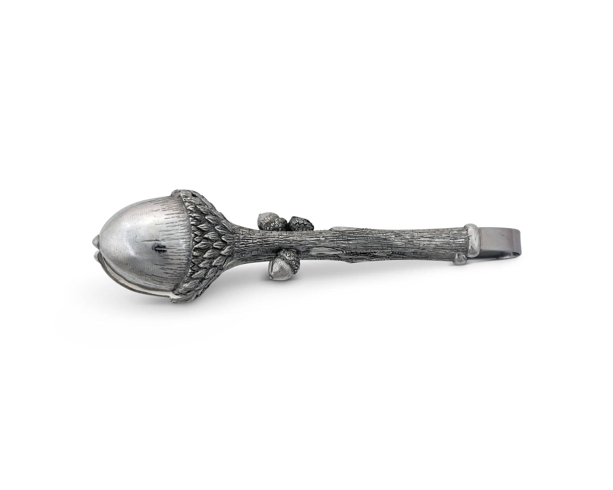 Vagabond House Serveware Vagabond House Pewter Acorn Pattern Nut / Sugar Tongs