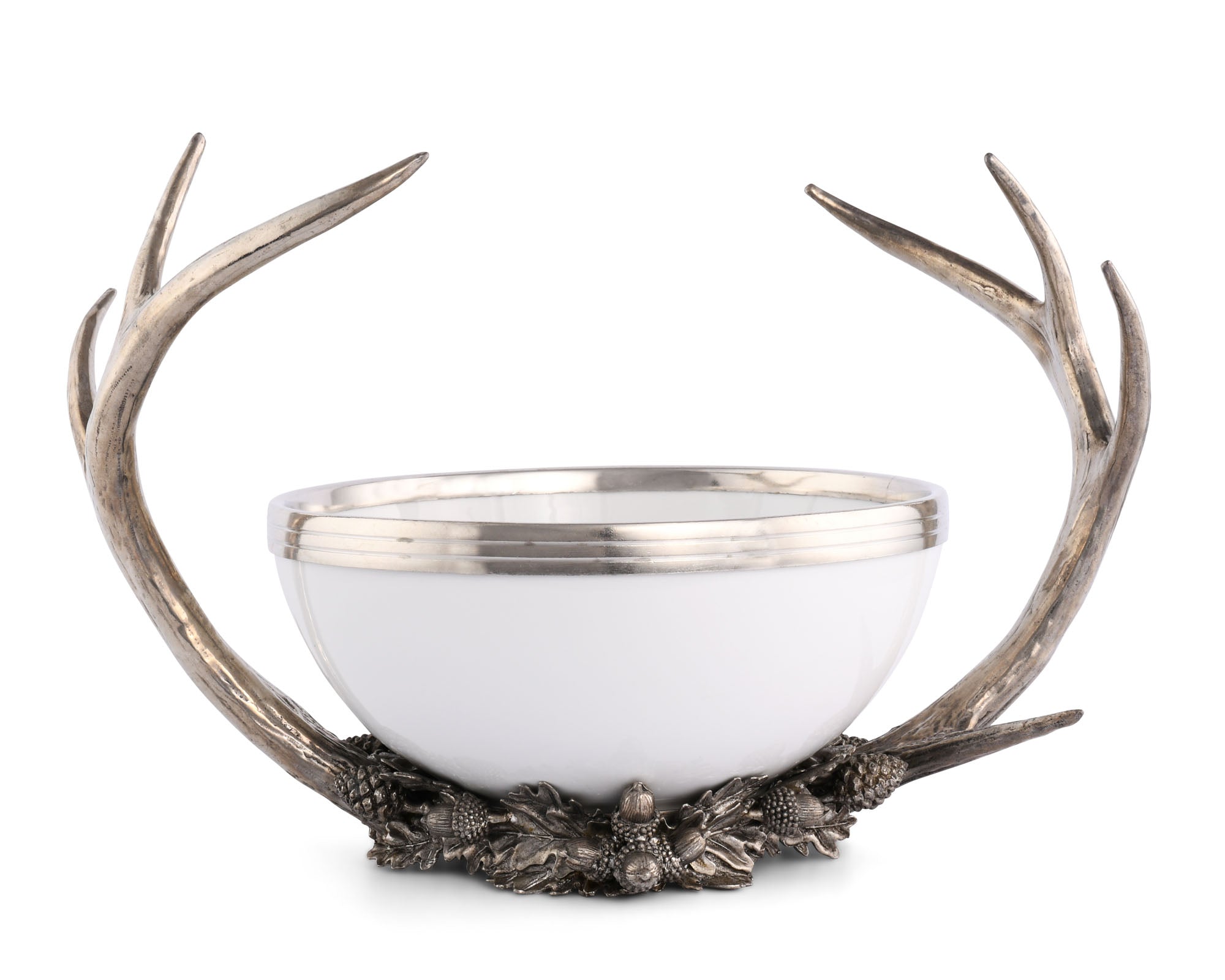 Vagabond House Serveware Vagabond House Pewter Antler Bowl