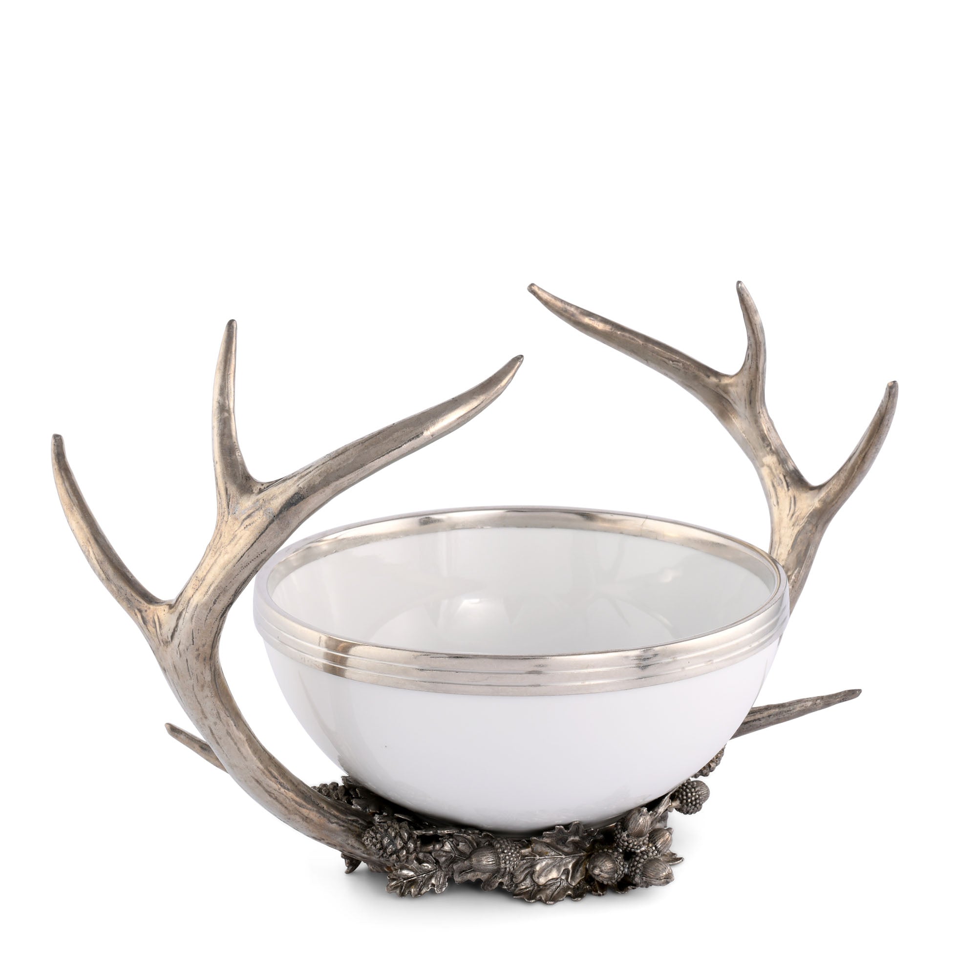 Vagabond House Serveware Vagabond House Pewter Antler Bowl