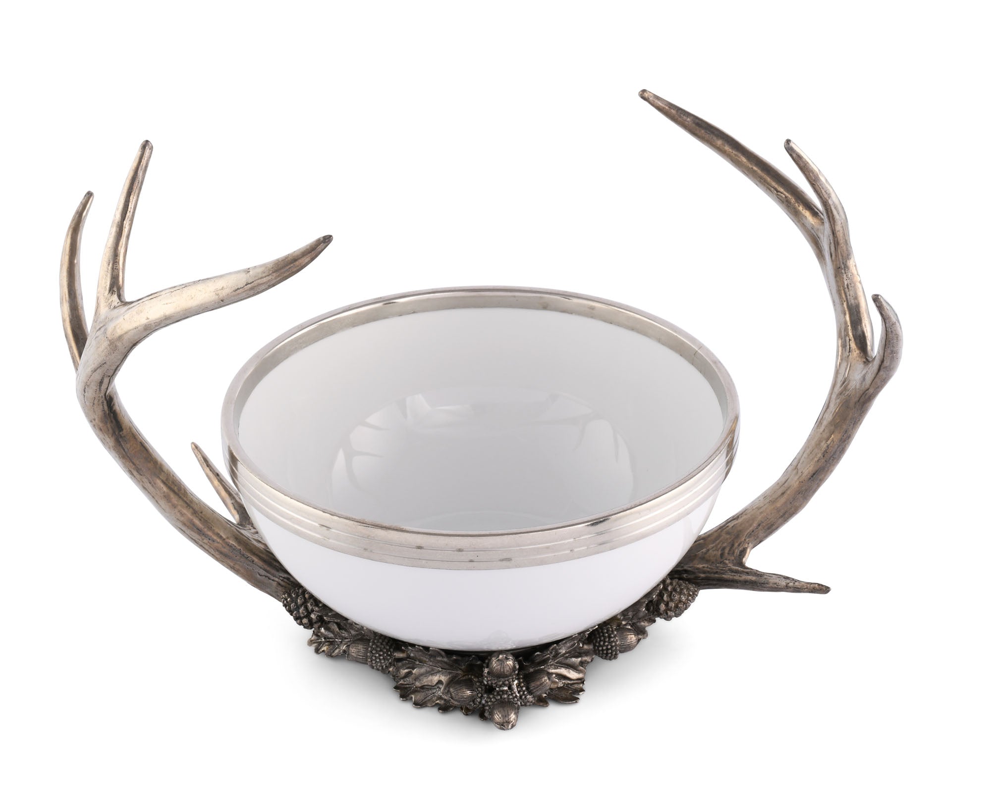 Vagabond House Serveware Vagabond House Pewter Antler Bowl