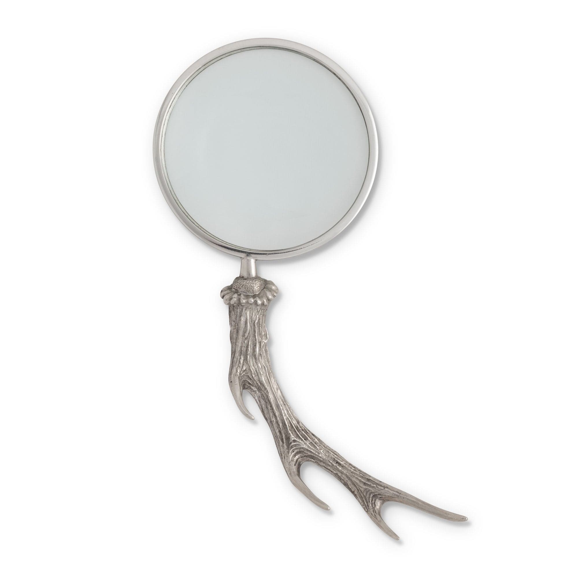 Vagabond House Giftware Vagabond House Pewter Antler Handle Magnifier 4 inches
