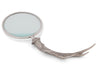 Vagabond House Giftware Vagabond House Pewter Antler Handle Magnifier 4 inches
