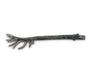 Vagabond House Serveware Vagabond House Pewter Antler Pattern Ice / Bread Tongs