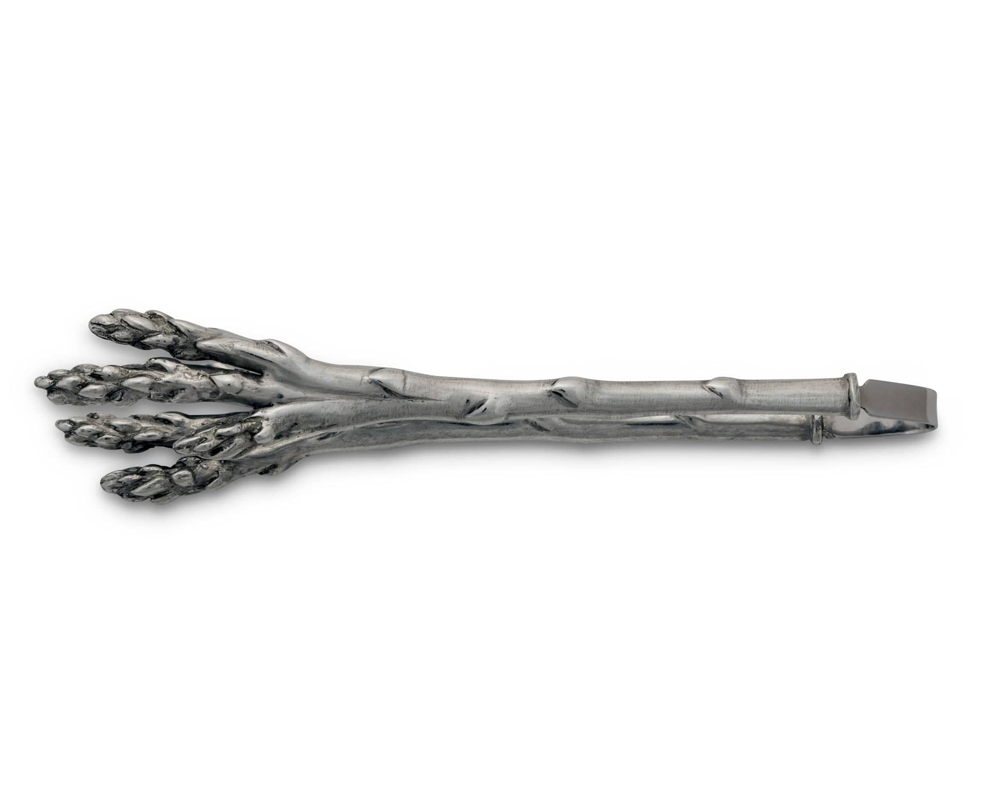 Vagabond House Serveware Vagabond House Pewter Asparagus Pattern Tongs