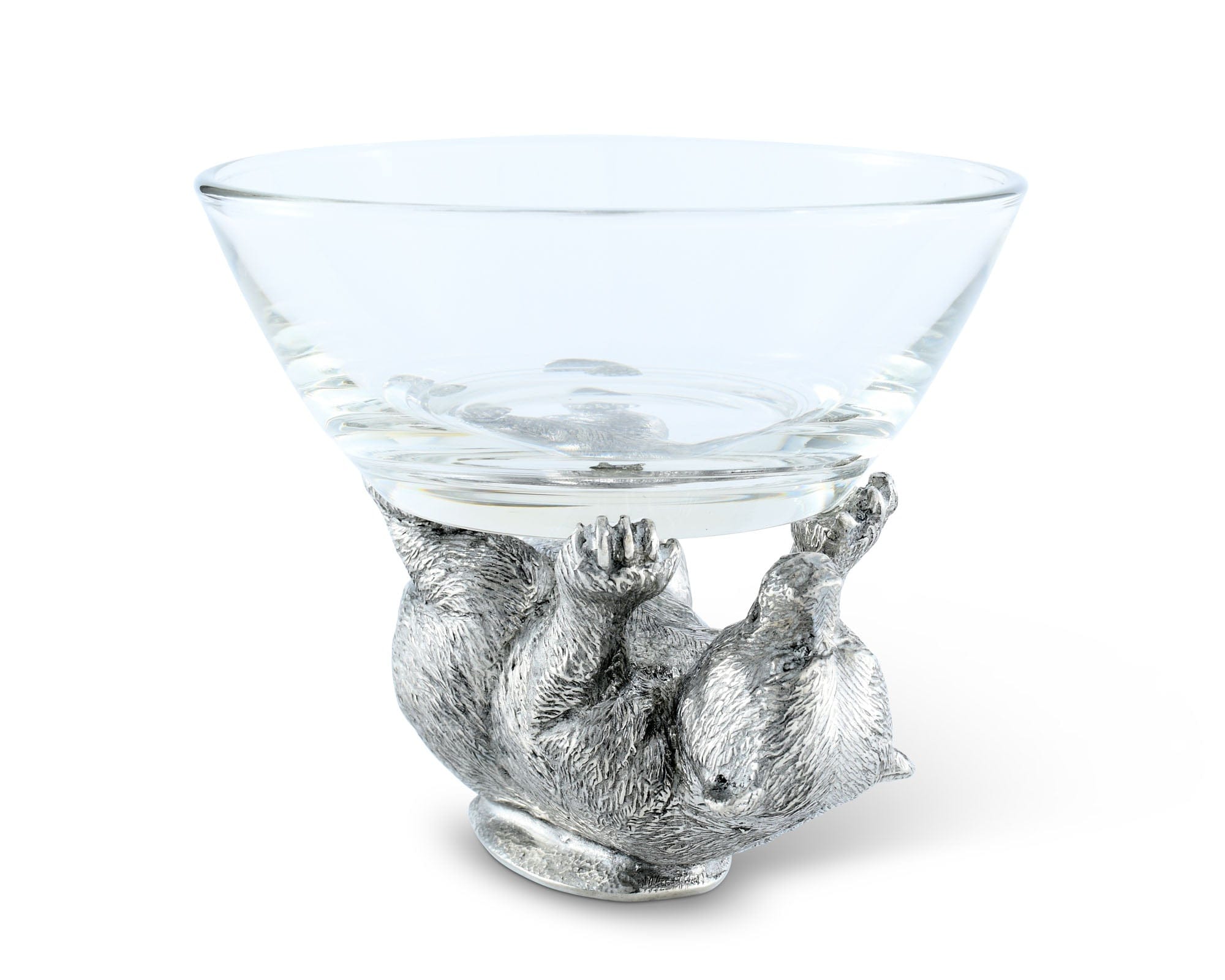 Vagabond House Serveware Vagabond House Pewter Bear Sauce Bowl