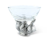 Vagabond House Serveware Vagabond House Pewter Bear Sauce Bowl