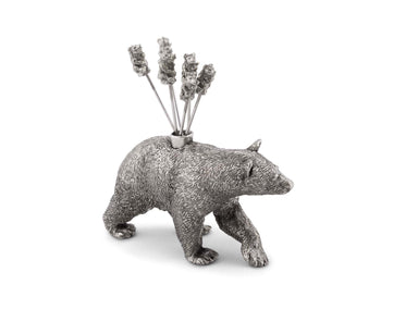 Vagabond House Serveware Vagabond House Pewter Black Bear Cheese Picks