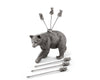 Vagabond House Serveware Vagabond House Pewter Black Bear Cheese Picks