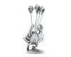 Vagabond House Serveware Vagabond House Pewter Blue Crab Cheese Pick Set