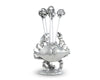 Vagabond House Serveware Vagabond House Pewter Blue Crab Cheese Pick Set