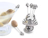 Vagabond House Serveware Vagabond House Pewter Blue Crab Cheese Pick Set