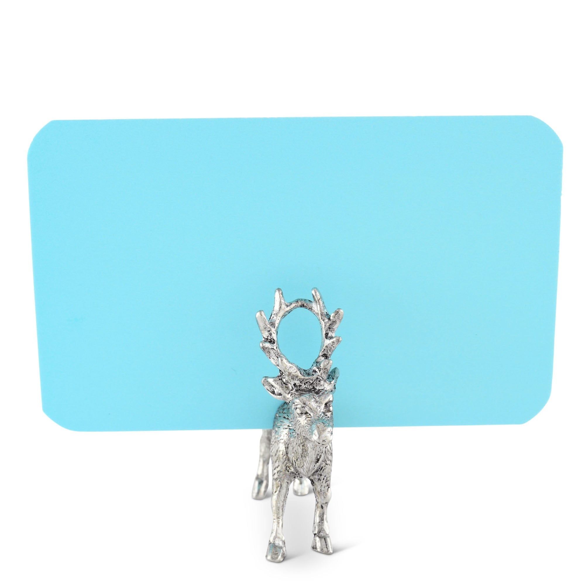 Vagabond House Serveware Vagabond House Pewter Deer Place Card Holder