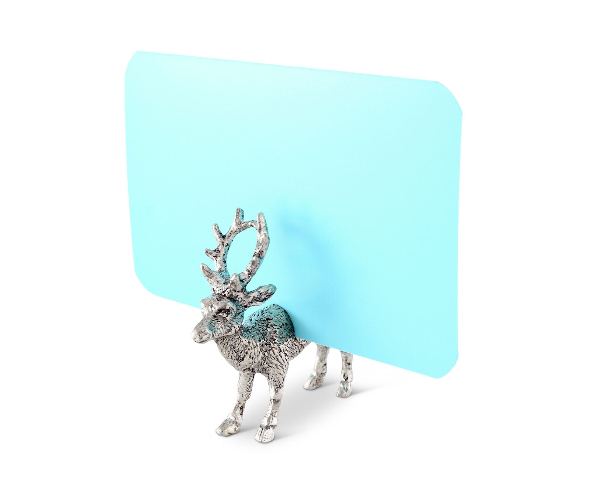 Vagabond House Serveware Vagabond House Pewter Deer Place Card Holder