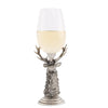 Vagabond House Serveware Vagabond House Pewter Elk Stemware White - 9.5 H" 12.25 oz.