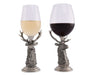 Vagabond House Serveware Vagabond House Pewter Elk Stemware White - 9.5 H" 12.25 oz.