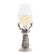 Vagabond House Serveware Vagabond House Pewter Elk Stemware White - 9.5 H" 12.25 oz.