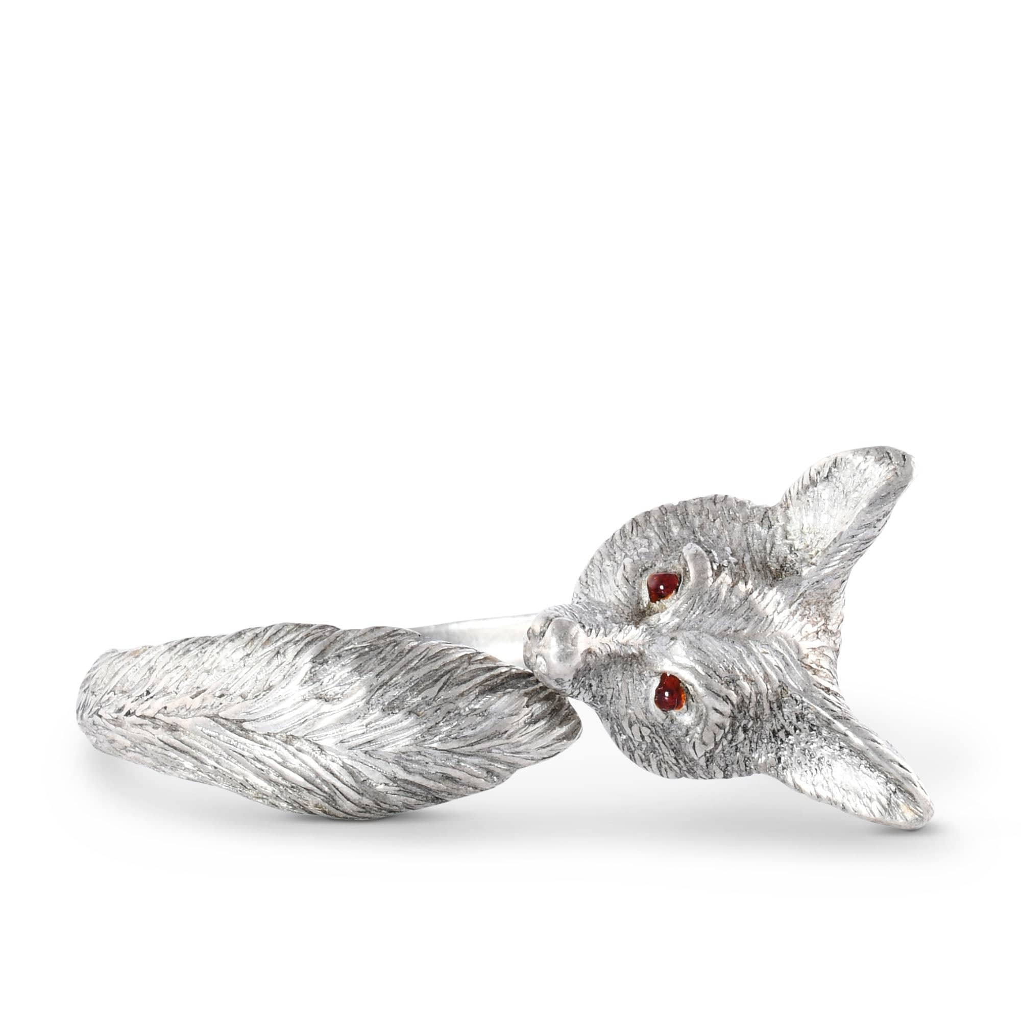 Vagabond House Serveware Vagabond House Pewter Fox Napkin Ring