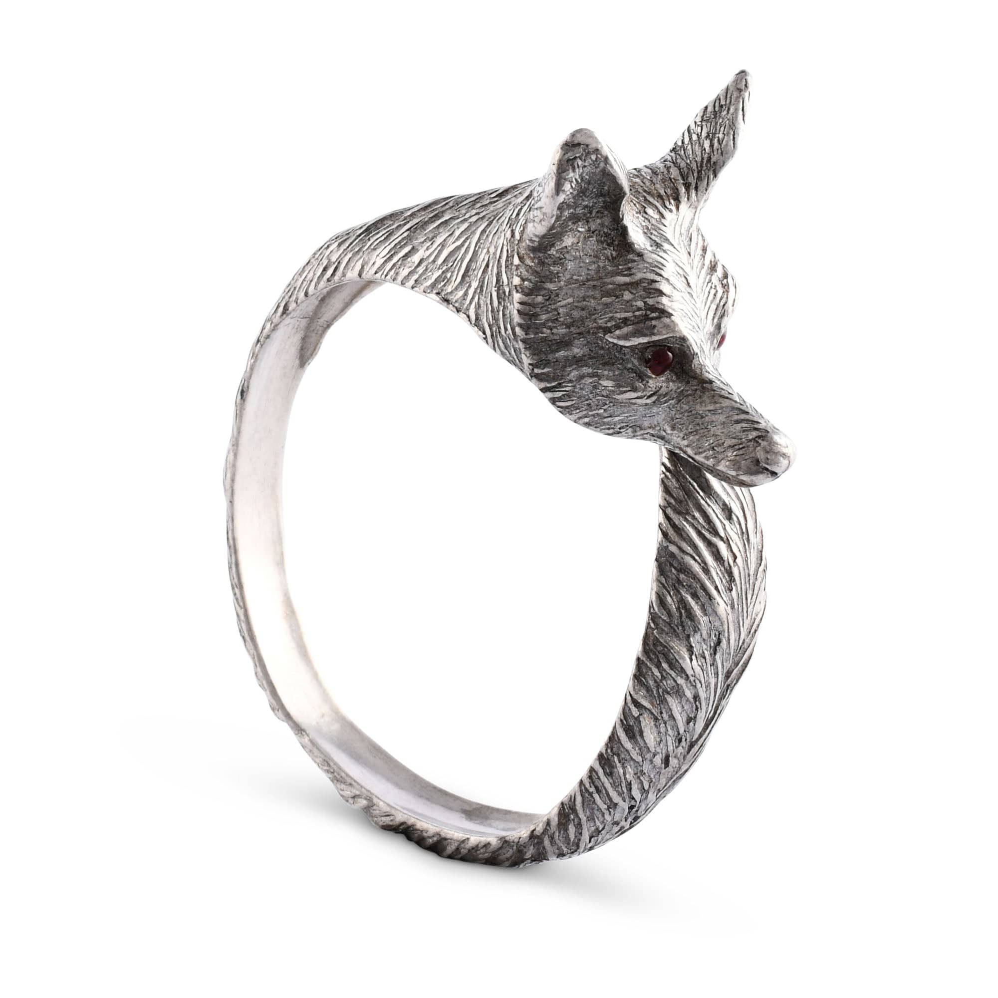 Vagabond House Serveware Vagabond House Pewter Fox Napkin Ring