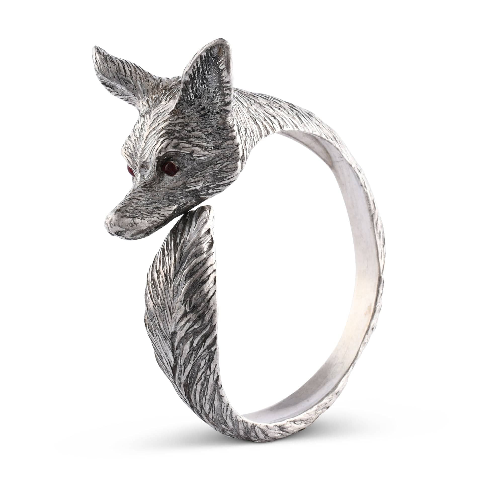 Vagabond House Serveware Vagabond House Pewter Fox Napkin Ring