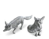 Vagabond House Serveware Vagabond House Pewter Foxes Salt & Pepper Set