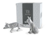 Vagabond House Serveware Vagabond House Pewter Foxes Salt & Pepper Set