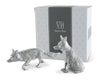 Vagabond House Serveware Vagabond House Pewter Foxes Salt & Pepper Set