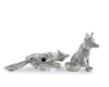 Vagabond House Serveware Vagabond House Pewter Foxes Salt & Pepper Set