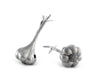Vagabond House Serveware Vagabond House Pewter Garlic Salt & Pepper Set
