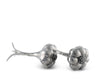 Vagabond House Serveware Vagabond House Pewter Garlic Salt & Pepper Set